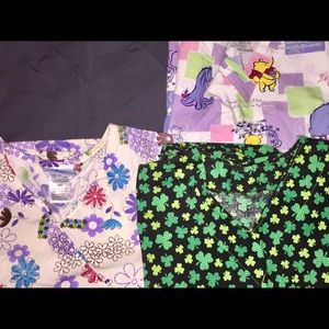 Large Scrub Top Lot