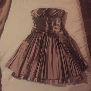 Halston Heritage Women's Khaki Brown Short Dress