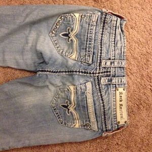 Rock revival size 25 straight jeans