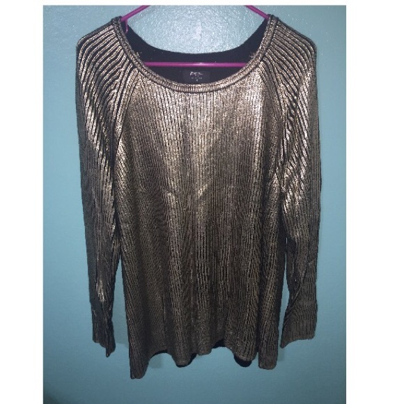 Nasty Gal metallic sweater