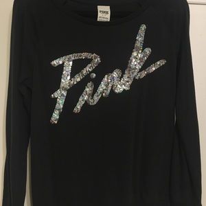 Sparkly PINK Shirt Size S