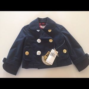 NWT Juicy couture toddler size 2 coat