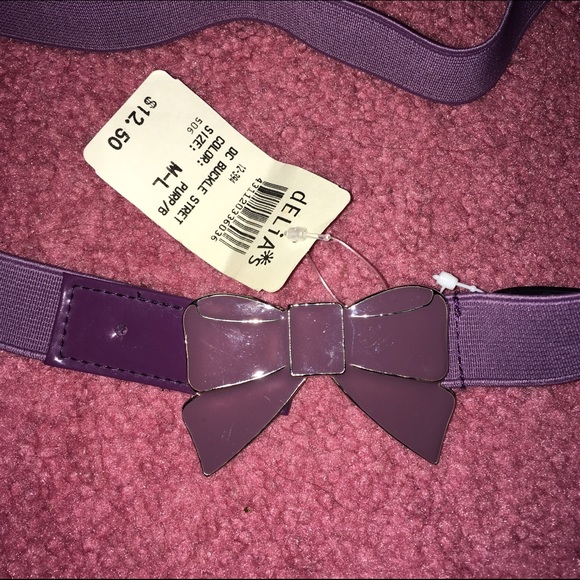 💜 Purple bow belt 💜 - Picture 2 of 3