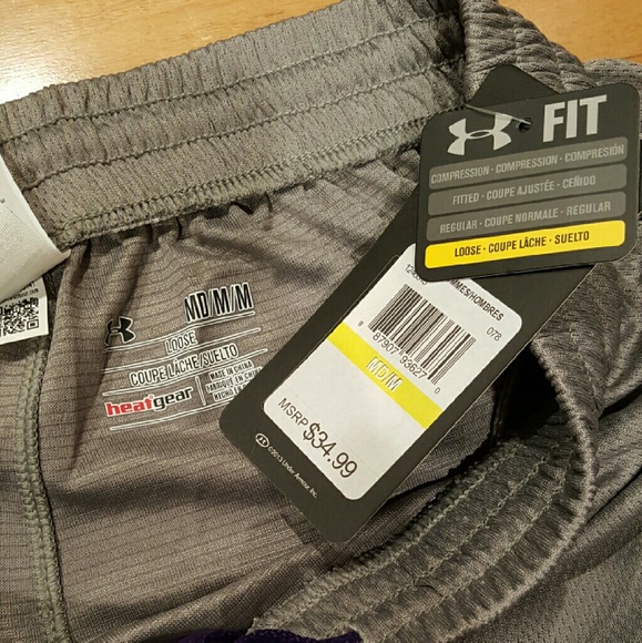 Grey UA shorts Wounded Warrior NWT - Picture 2 of 2