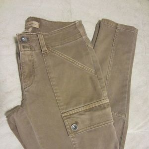 Banana Republic skinny khaki cargo pants