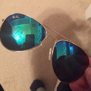 faux rayban sunglasses w case