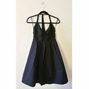 J. Crew Cotton Cady Lydia Dress with Pockets-Black