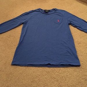 Blue Long Sleeved Ralph Lauren Shirt