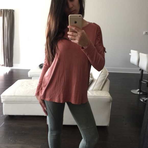 Crochet Cold Shoulder Top - Picture 2 of 4