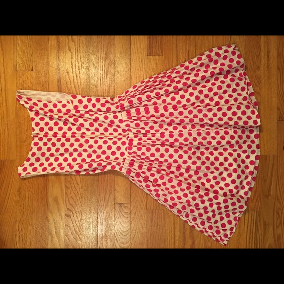 Polka Dot Mini Dress - Picture 2 of 3