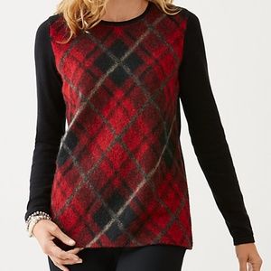 NWT JJill sweater front pullover
