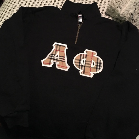 Alpha phi 3/4 zip up