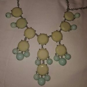 🌻TWO TONED MINT GREEN BUBBLE NECKLACE