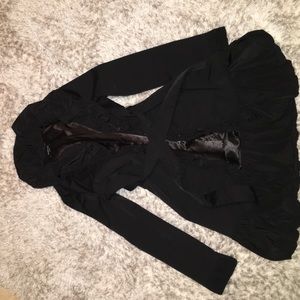 Long black Bebe coat
