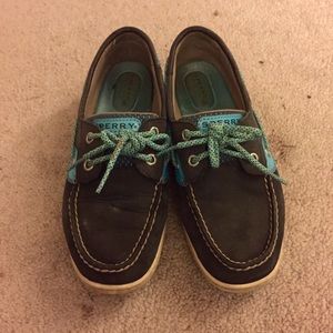Navy Blue Sperry boat shoes size 7.5