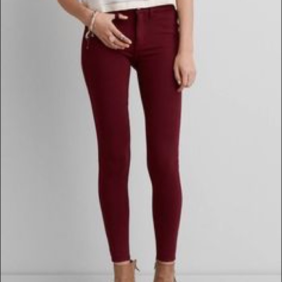Maroon Jeggings
