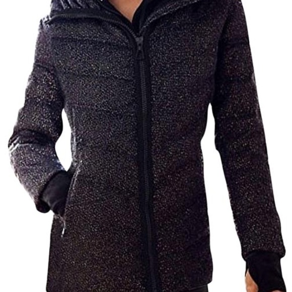 VSX Victorias Secret Puffer Jacket Blk Metallic XS