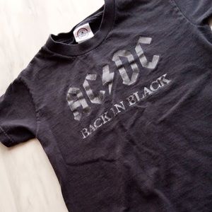 🔥 vintage boys small 6-8 AC/DC tee