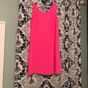 Hot Pink Low Back Dress