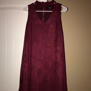 NWOT Crimson Velvet Dress