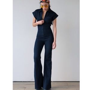 PYLO Disco Dolly Denim Jumpsuit