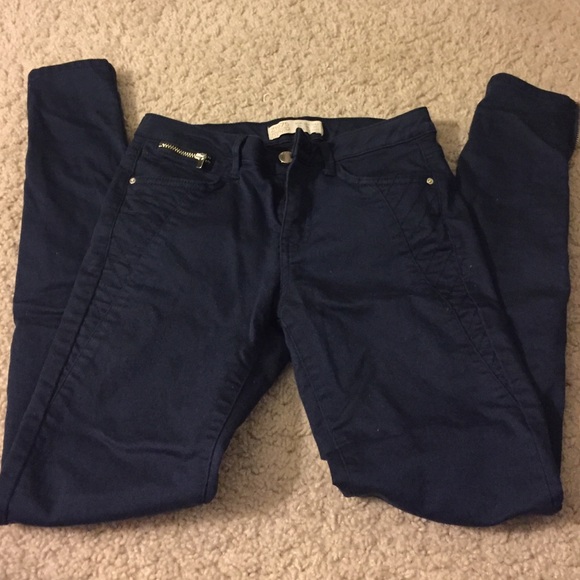 Zara blue pants size 2