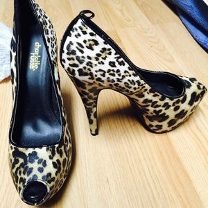Cheetah style heels