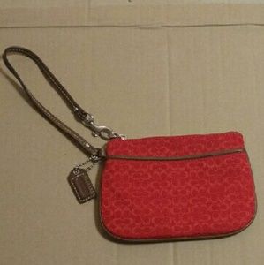 Coach clutch/wristlet purse