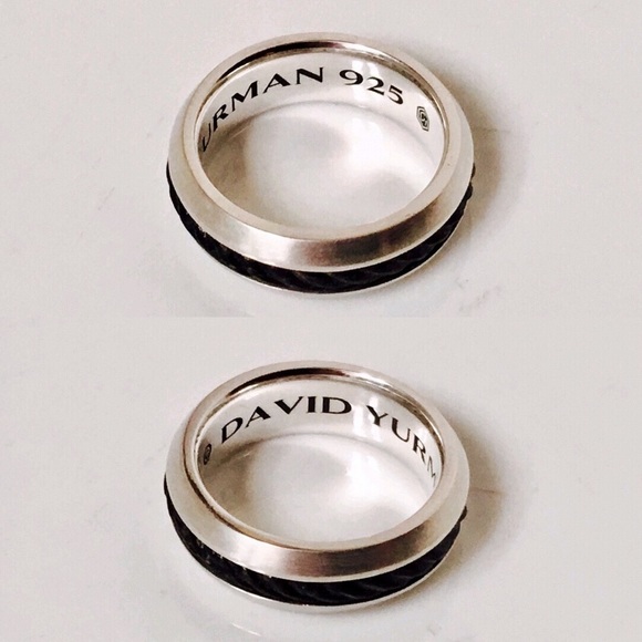 David Yurman Forged Carbon Band Ring - Picture 2 of 4