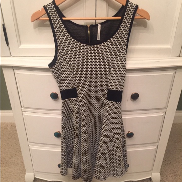 Women's Black and White Dress Size Small