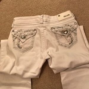 White Grace denim jeans