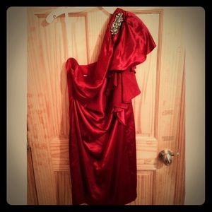 Davids bridal Red dress