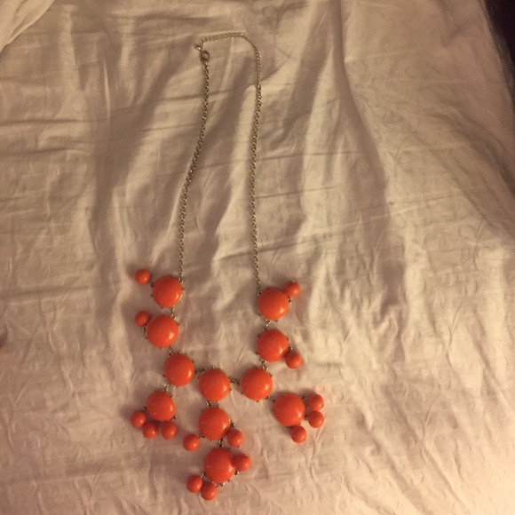 Orange bubble necklace