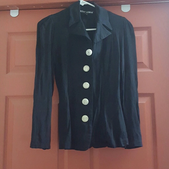 Betsey Johnson Black Blazer