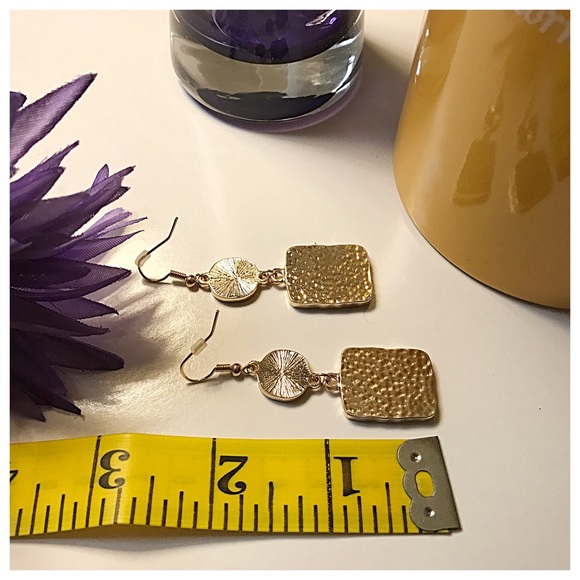Watercolor Drop Earrings {NWOT} - Picture 2 of 4