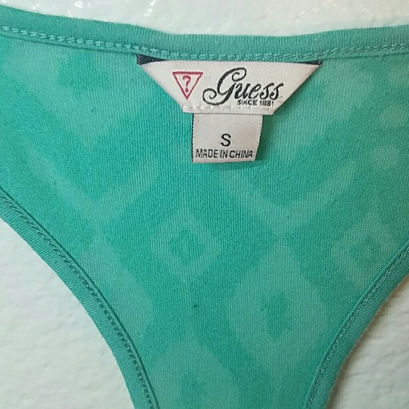 GUESS Razor Back Tank Top - Picture 3 of 4