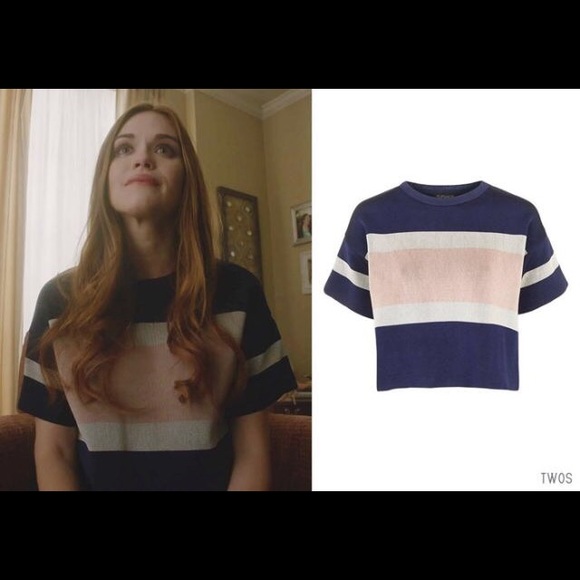 ❤️Found It!!!❤️ Topshop Modern Stripe Boxy Tee