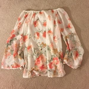 Off the shoulder top!