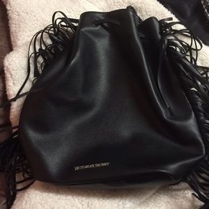 Victoria secret fringe string back pack