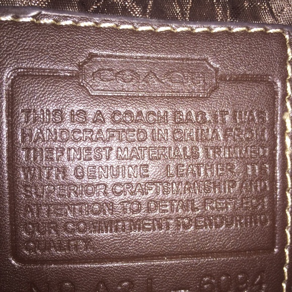 COACH satchel - Picture 2 of 2