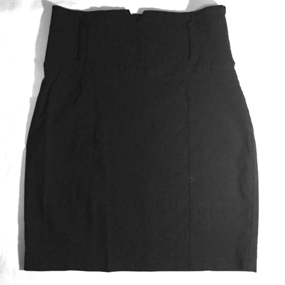 Classic Black Mini/Midi Stretchy Skirt.