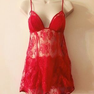 victoria's secret very sexy lace lingerie slip