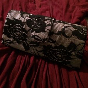 Lace evening purse