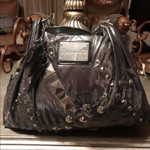 Silver shimmy Betsey Johnson purse