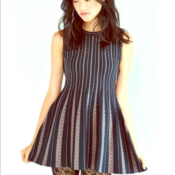 JOA Striped Dress