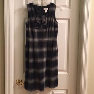 Ann Taylor Loft checkered dress, Size 2P