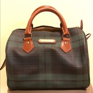 Vintage Polo Ralph Lauren Tartan Plaid Handbag