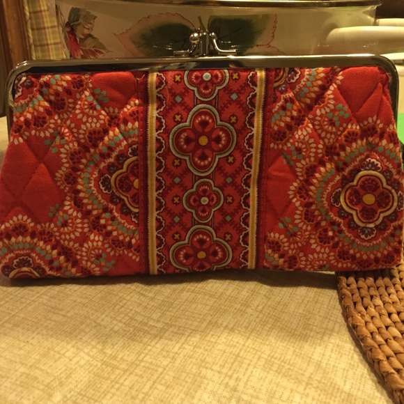 Vera Bradley Paisley Quilted Clutch