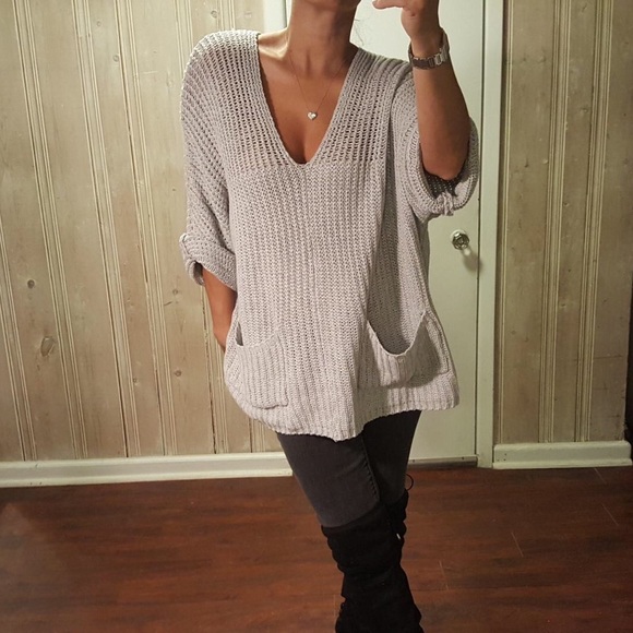 NWT Sz Medium Chrochet Style Tunic - Picture 4 of 5