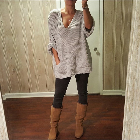 NWT Sz Medium Chrochet Style Tunic - Picture 5 of 5